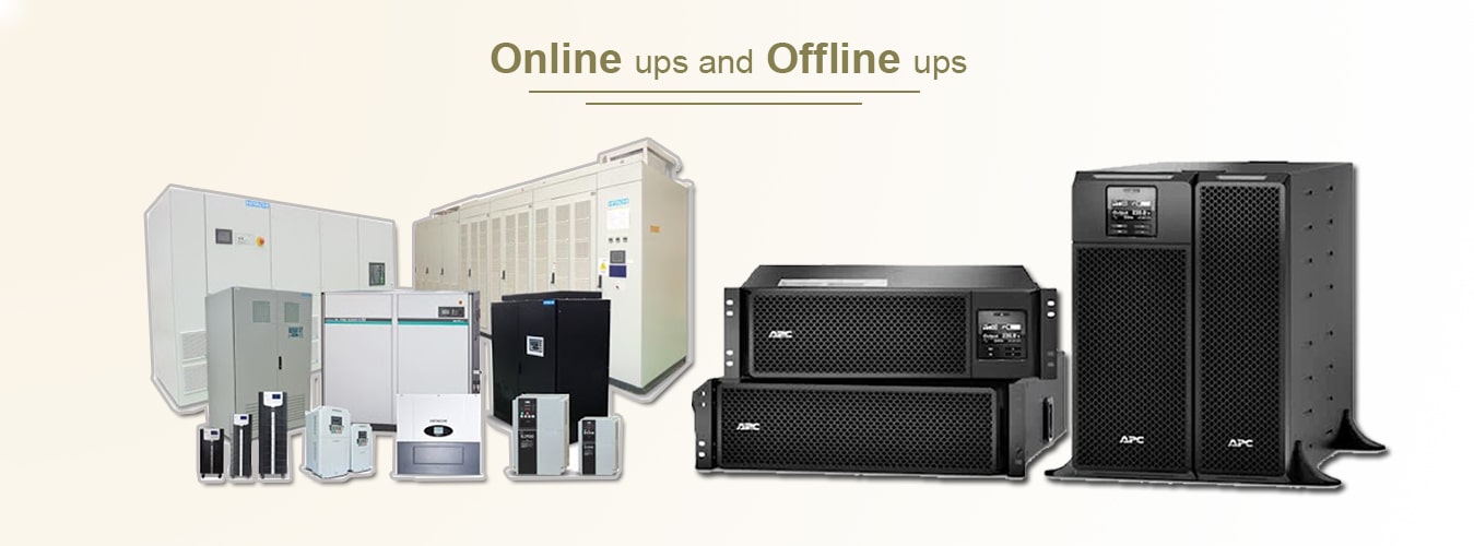 Hitachi & APC Online ups and Offline ups